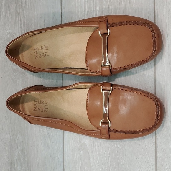 Naturalizer Womens Sidney Leather Loafer Slip on shoes sz 11M - Picture 3 of 11